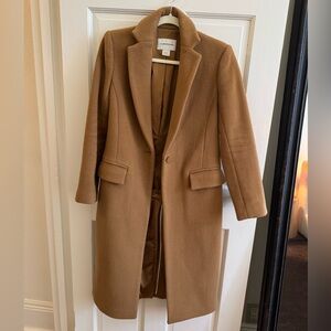 Club Monaco Camel Wool Coat, XS